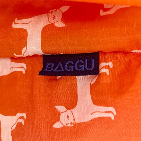 Rare Retired BAGGU Standard Bag Orange Chihuahua - Picture 4 of 4
